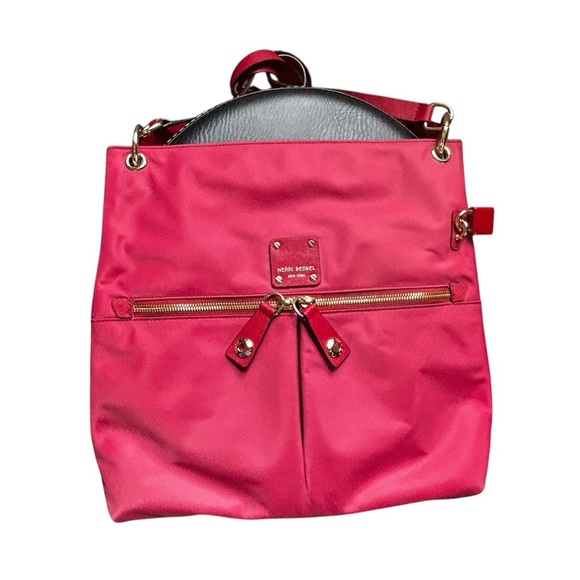 Henri Bendel red convertible Beguelin shoulder crossbody bag - Picture 1 of 14